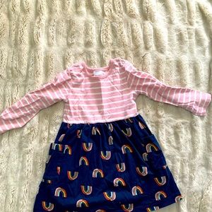 Rainbow skater dress!